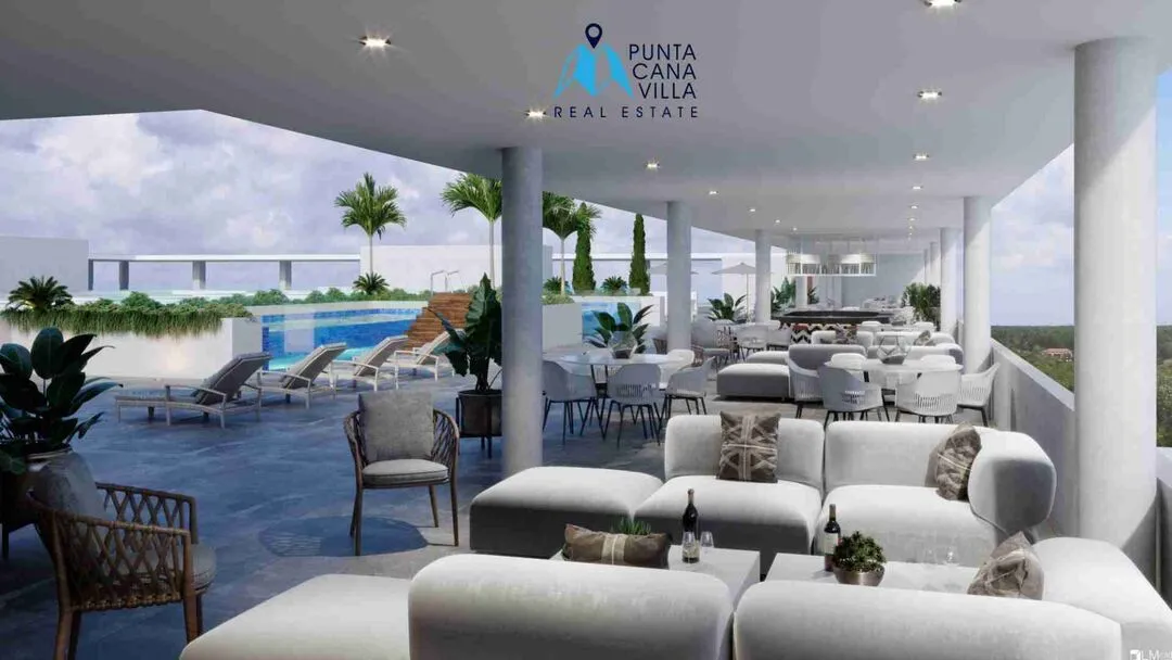 Area Social Blue Marina CAM punta cana condo for sale