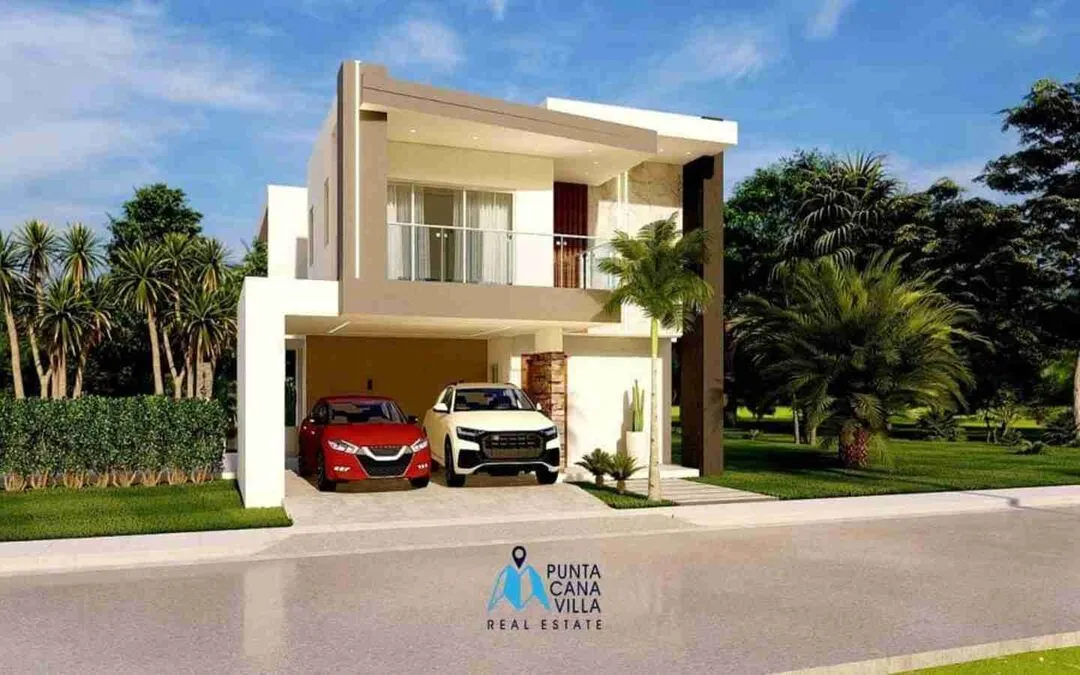 Elegant Three Bedroom Villa For Sale In Bavaro, Punta Cana With Balcony