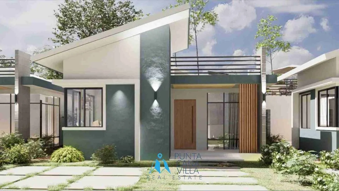 Three Bedroom Villa for sale in Punta Cana with pool, 15 minutes drive to the beach