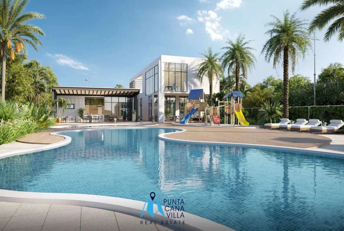 Lovely three bedroom duplex villa for sale in Bavaro, Punta Cana near Downtown, Daos Villas