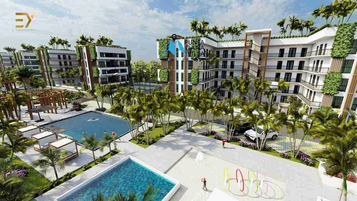 Eco-chic condos, 2-bedroom Punta Cana condos for Sale, Forest Punta Cana: Embrace Nature Tranquility