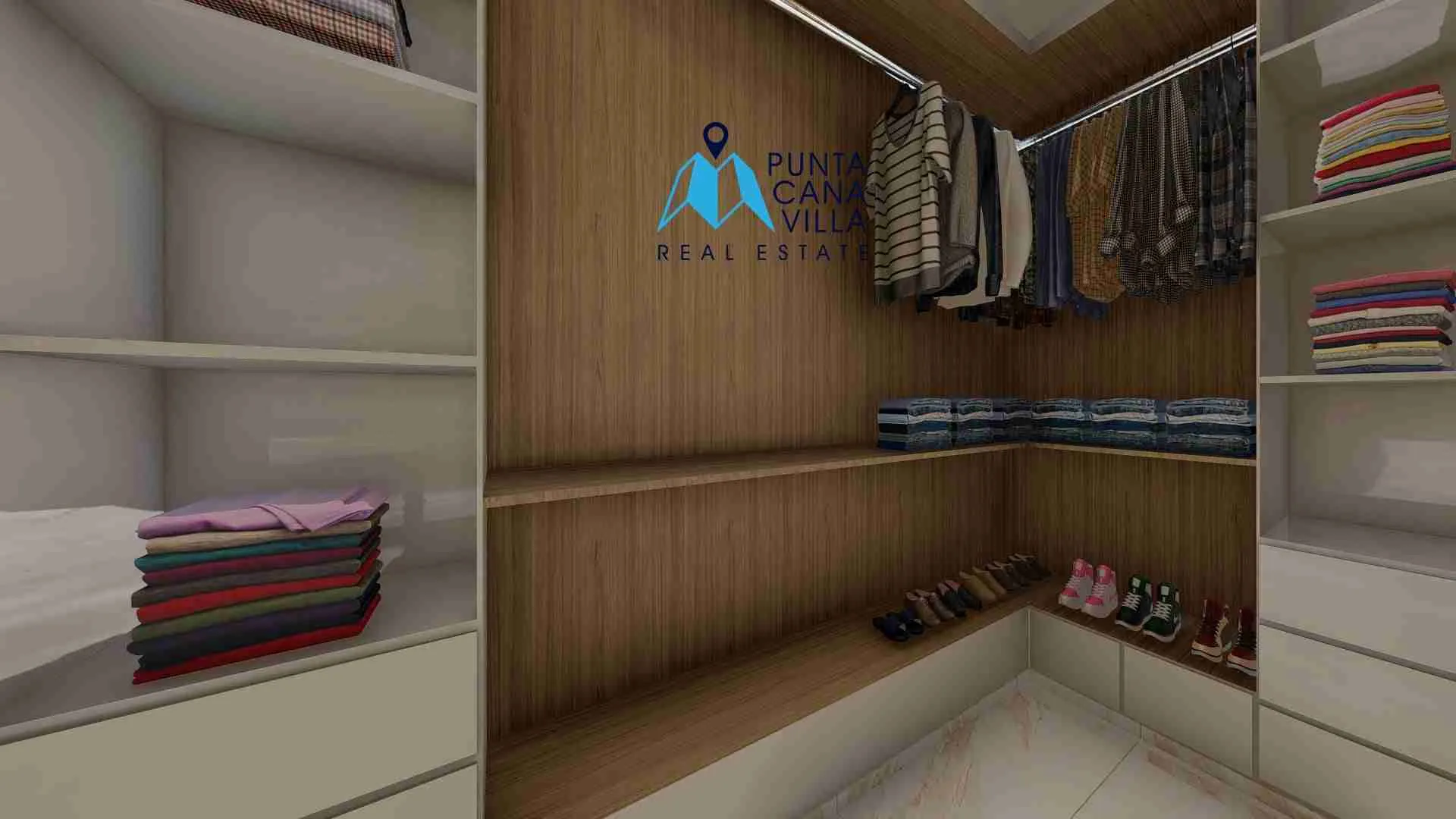palmeras resipal punta cana villa for sale two bedroomsWALKING CLOSET