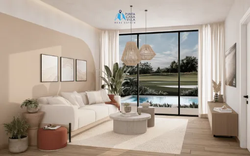 Atractivo Apartamento de dos dormitorios en venta en Bávaro, Punta Cana, con acceso al club de playa