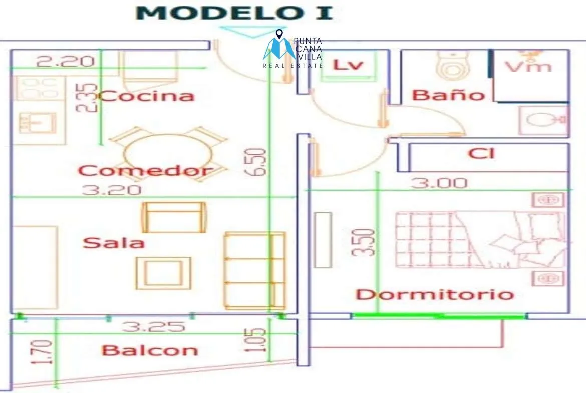 Attractive One Bedroom Punta Cana Condo For Sale In Vista Cana ()