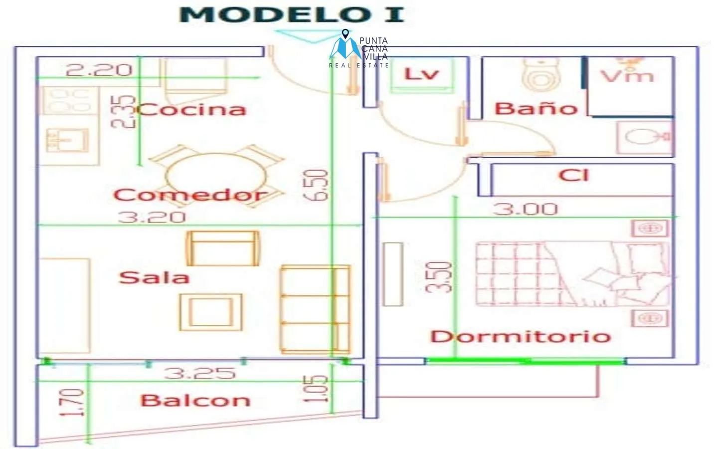 Attractive One Bedroom Punta Cana Condo For Sale In Vista Cana ()