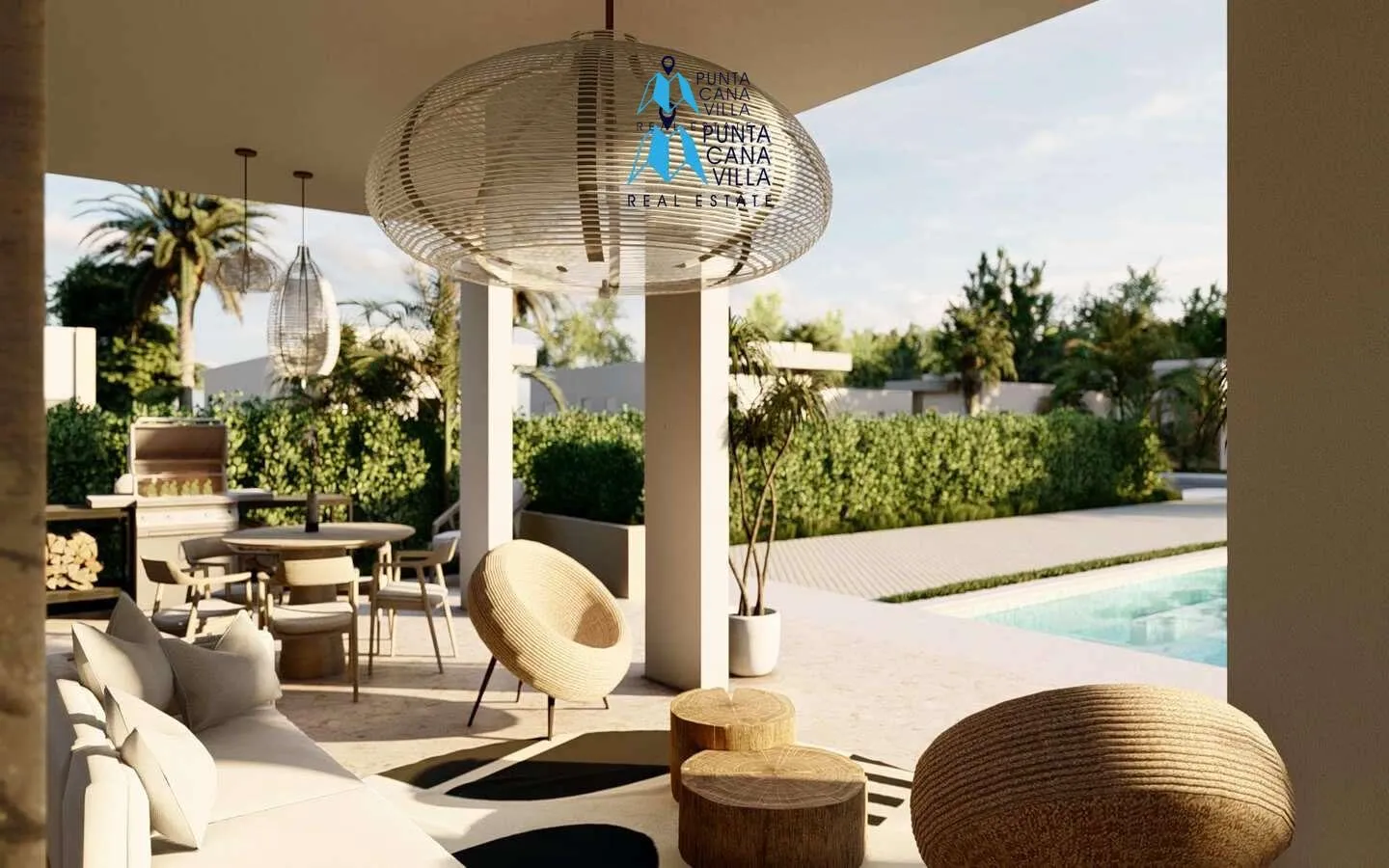 View Macao: Lovely Three-Bedroom Villa For Sale In Macao Beach, Punta Cana Within Gated Community