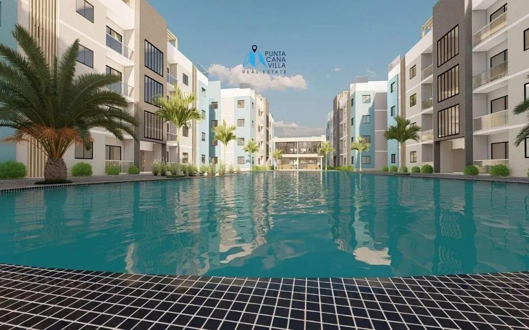 Colinas de Punta Cana: Adorable Two-Bedroom Condo for Sale in Bávaro with BBQ Area and Resort Amenities