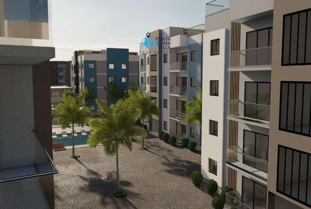 Adorable Two Bedroom Condo For Sale In Bavaro, Punta Cana With BBQ Area, Colinas de Punta Cana ()