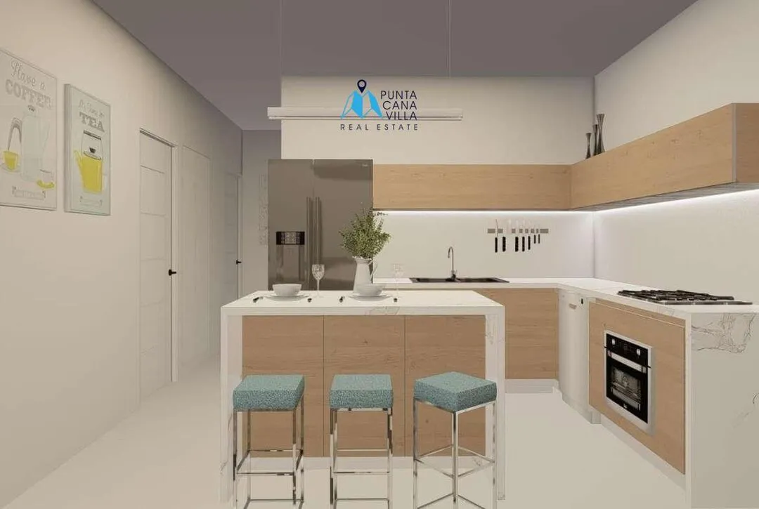 Adorable Two Bedroom Condo For Sale In Bavaro, Punta Cana With BBQ Area, Colinas de Punta Cana ()