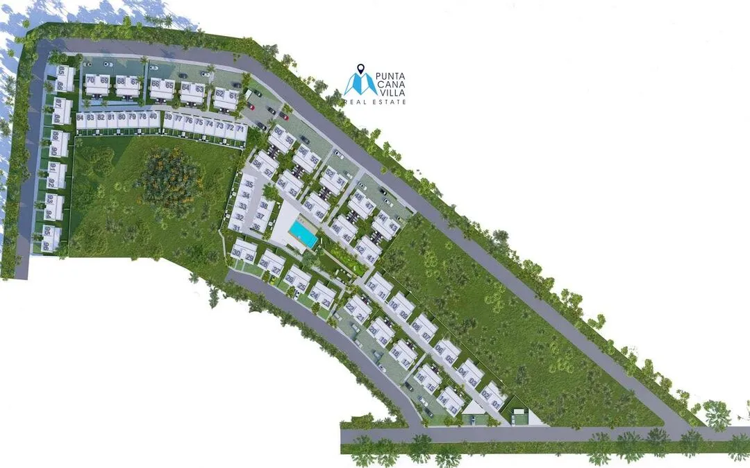 Bavaro, Two Bedroom Duplex Villa For Sale In Bavaro, Punta Cana, Allegra Park Punta Cana ()