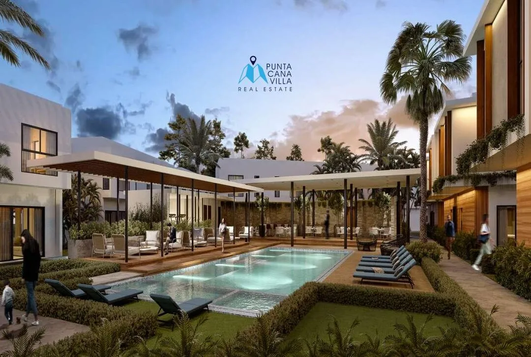 Bavaro, Two Bedroom Duplex Villa For Sale In Bavaro, Punta Cana, Allegra Park Punta Cana ()