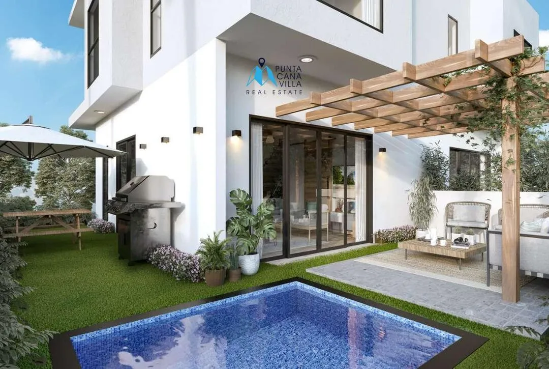 Bavaro, Two Bedroom Duplex Villa For Sale In Bavaro, Punta Cana, Allegra Park Punta Cana ()
