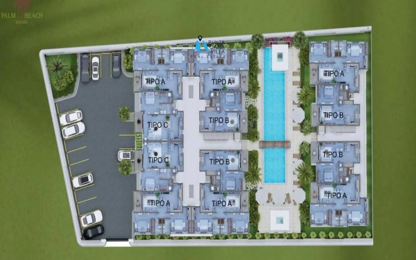 El Cortesito, Two Bedroom Condo For Sale In Bavaro, Punta Cana, Palm Beach Bavaro ()