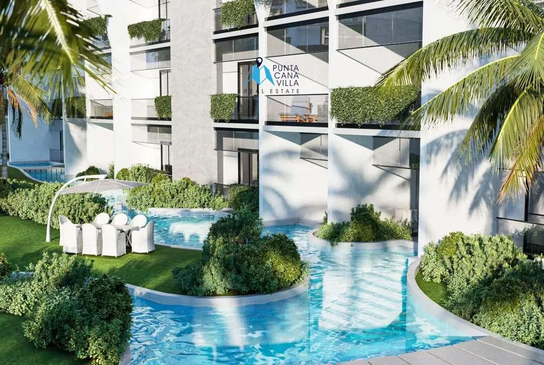 Ground-floor External pool view, Palms Oasis, Punta Cana
