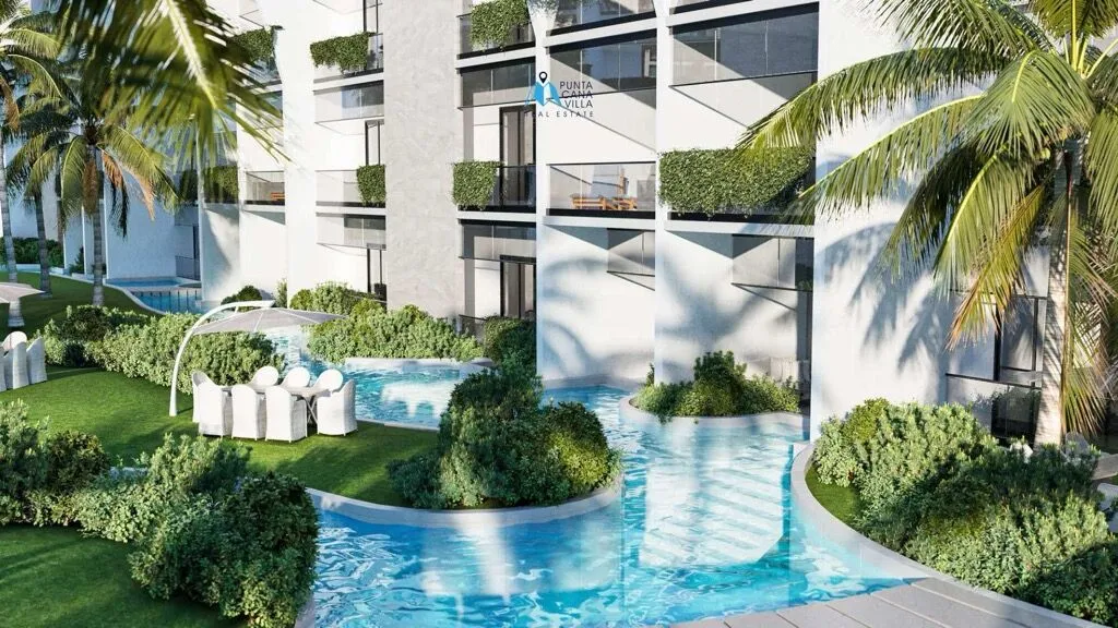 Ground-floor External pool view, Palms Oasis, Punta Cana