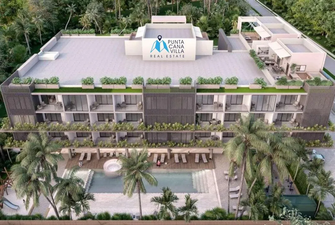 Idyllic Two Bedroom Condo For Sale In Cuidad Las Canas, Cap Cana With Beach Type Pool ()
