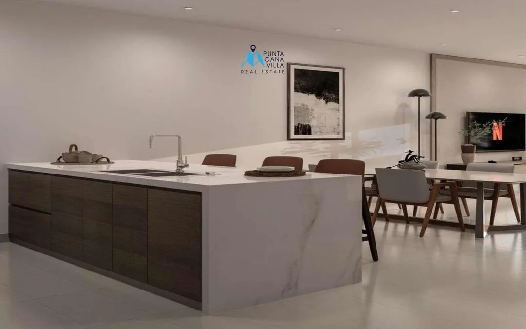 Idyllic Two Bedroom Condo For Sale In Cuidad Las Canas, Cap Cana With Beach Type Pool ()