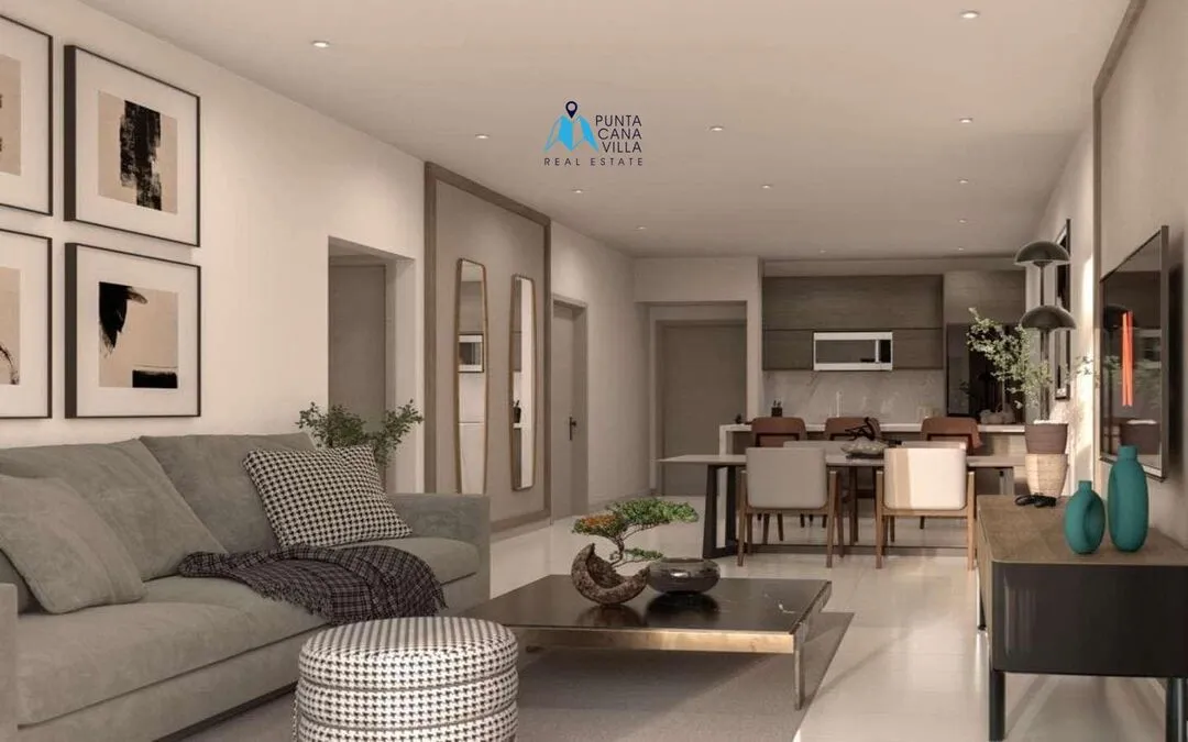 Idyllic Two Bedroom Condo For Sale In Cuidad Las Canas, Cap Cana With Beach Type Pool ()