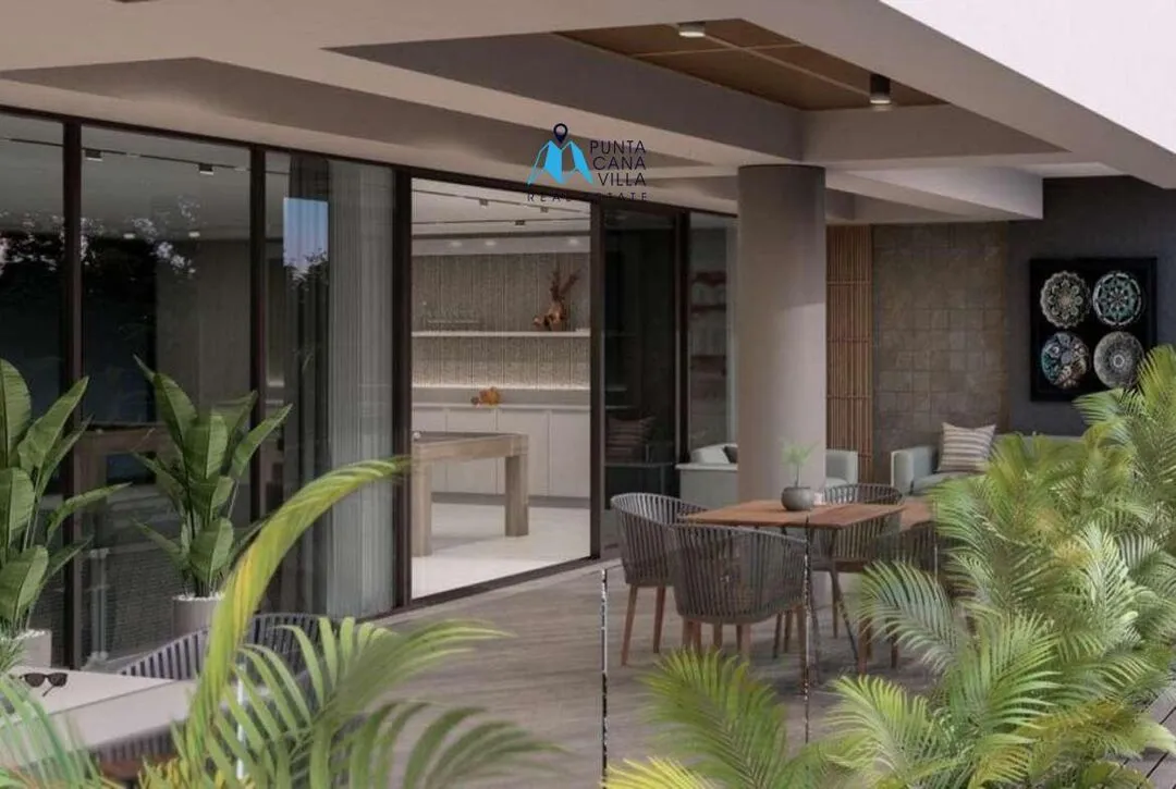 Idyllic Two Bedroom Condo For Sale In Cuidad Las Canas, Cap Cana With Beach Type Pool ()