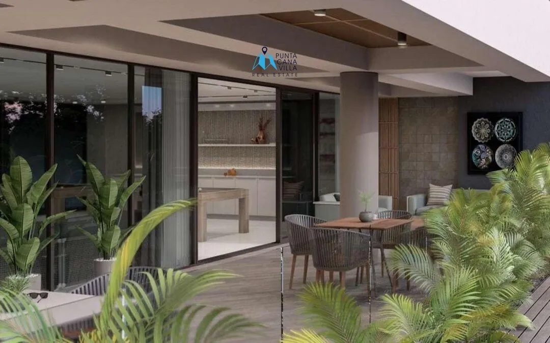 Idyllic Two Bedroom Condo For Sale In Cuidad Las Canas, Cap Cana With Beach Type Pool ()