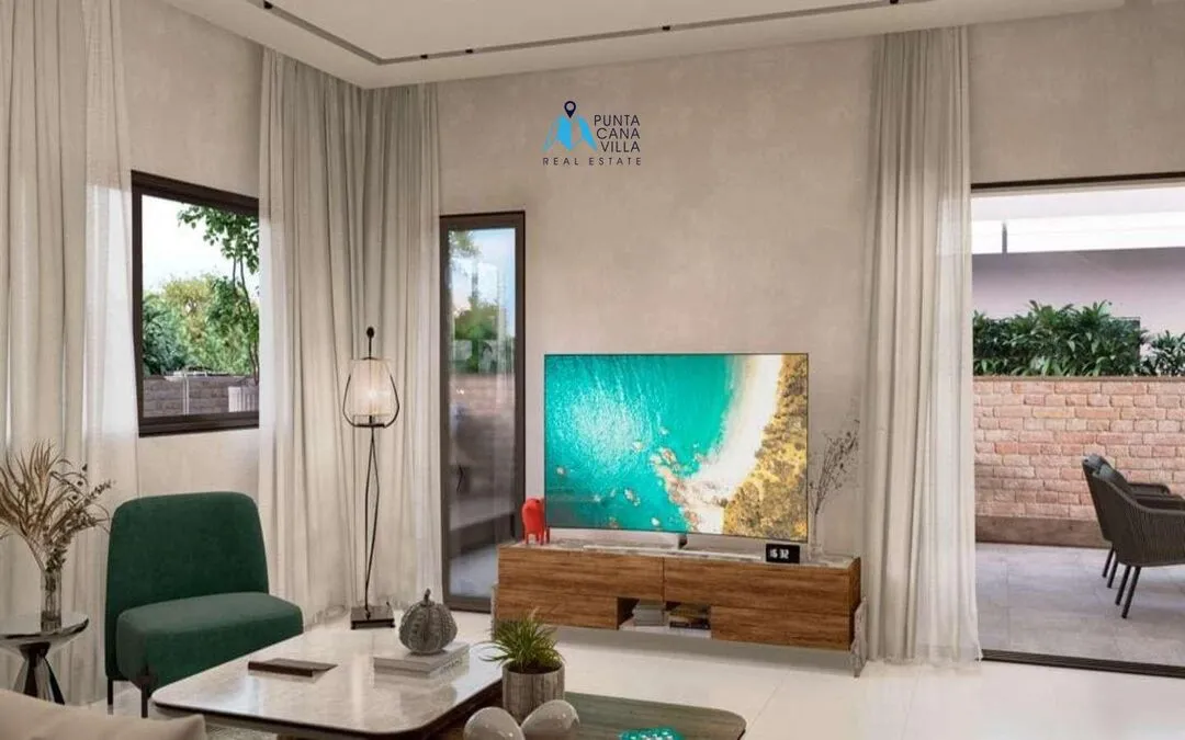 Idyllic Two Bedroom Condo For Sale In Cuidad Las Canas, Cap Cana With Beach Type Pool ()
