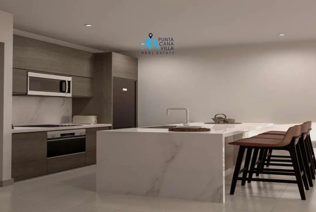 Idyllic Two Bedroom Condo For Sale In Cuidad Las Canas, Cap Cana With Beach Type Pool ()
