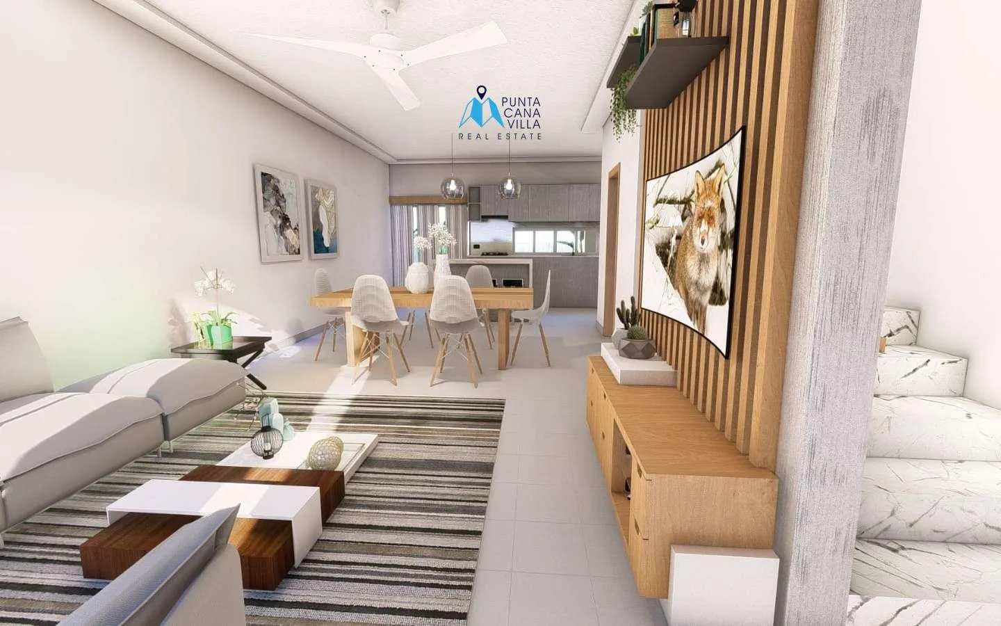 Incredible Three Bedroom Duplex Villa For Sale In White Sands, Bavaro, Punta Cana, Villas Deluxe ()