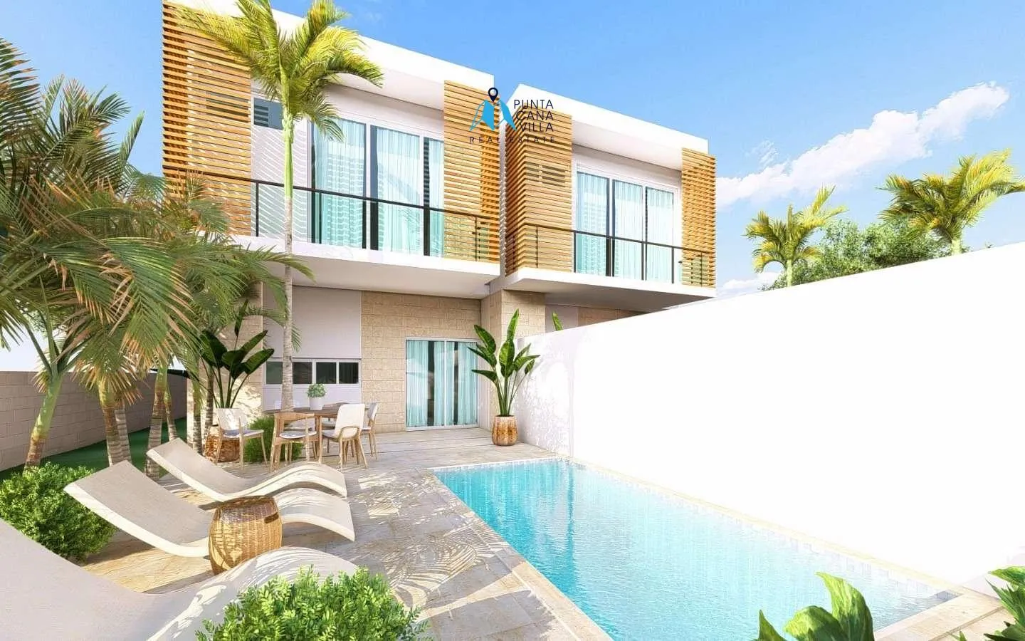 Incredible Three Bedroom Duplex Villa For Sale In White Sands, Bavaro, Punta Cana, Villas Deluxe ()