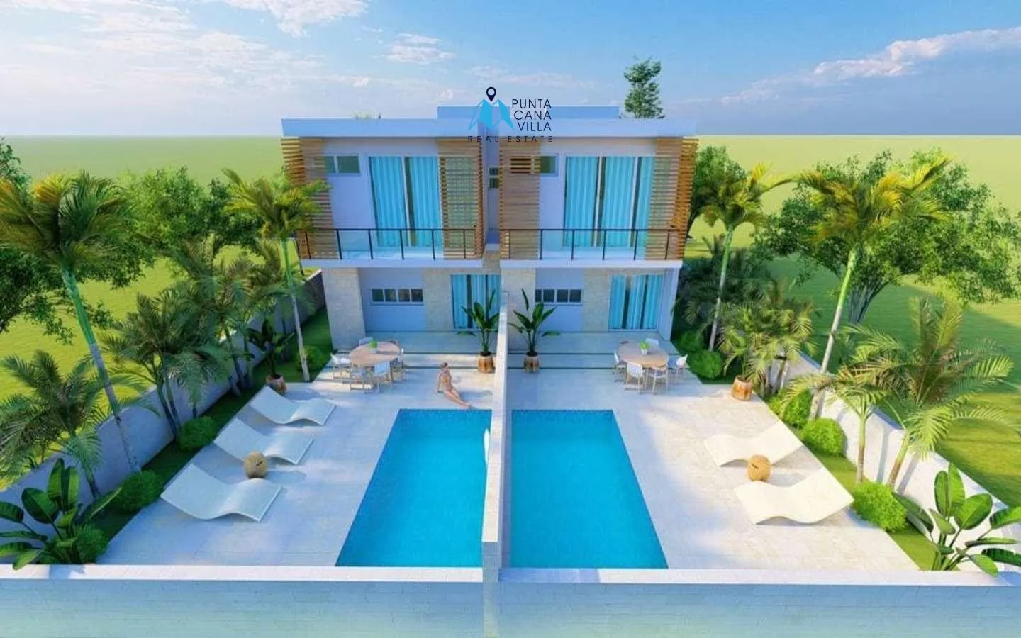Incredible Three Bedroom Duplex Villa For Sale In White Sands, Bavaro, Punta Cana, Villas Deluxe ()