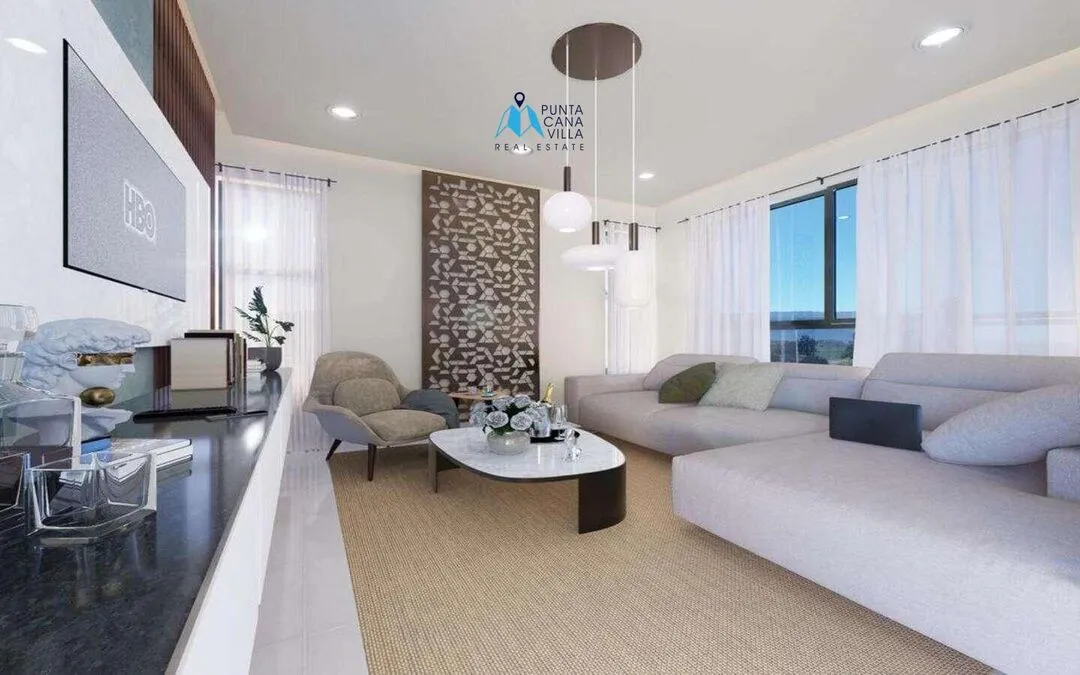 Precioso Tres Dormitorios Apartamento En Venta En Vista Cana, Bavaro, Punta Cana