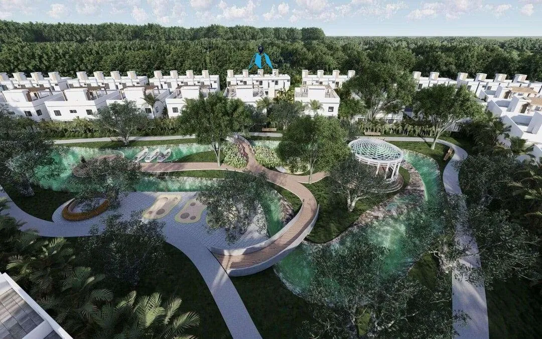 Bavaro, Three Bedroom Townhouse For Sale In Punta Cana, Lake Life Punta Cana ()
