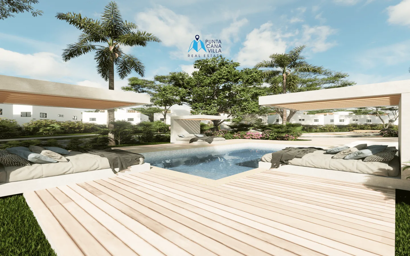Bavaro, Three Bedroom Townhouse For Sale In Punta Cana, Lake Life Punta Cana ()