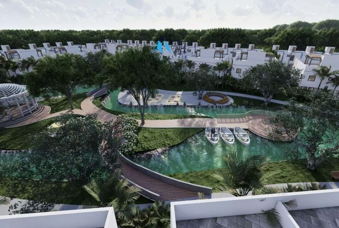 Bavaro, Three Bedroom Townhouse For Sale In Punta Cana, Lake Life Punta Cana ()