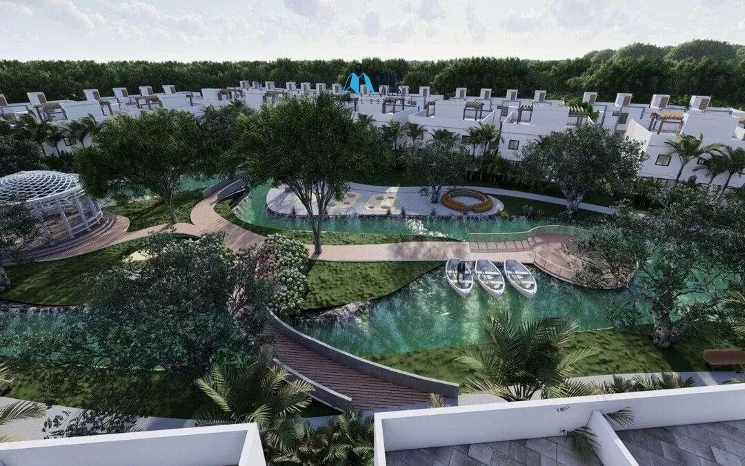 Bavaro, Three Bedroom Townhouse For Sale In Punta Cana, Lake Life Punta Cana ()
