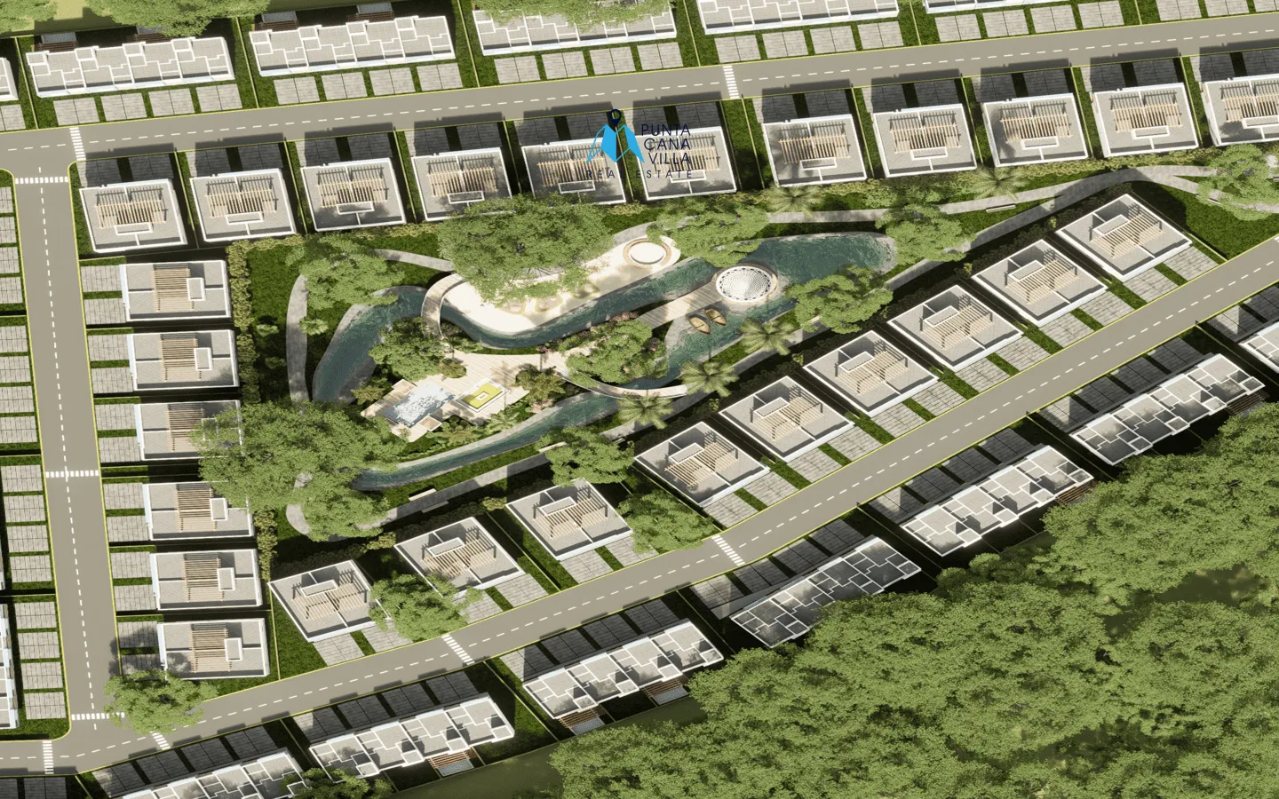 Bavaro, Three Bedroom Townhouse For Sale In Punta Cana, Lake Life Punta Cana ()