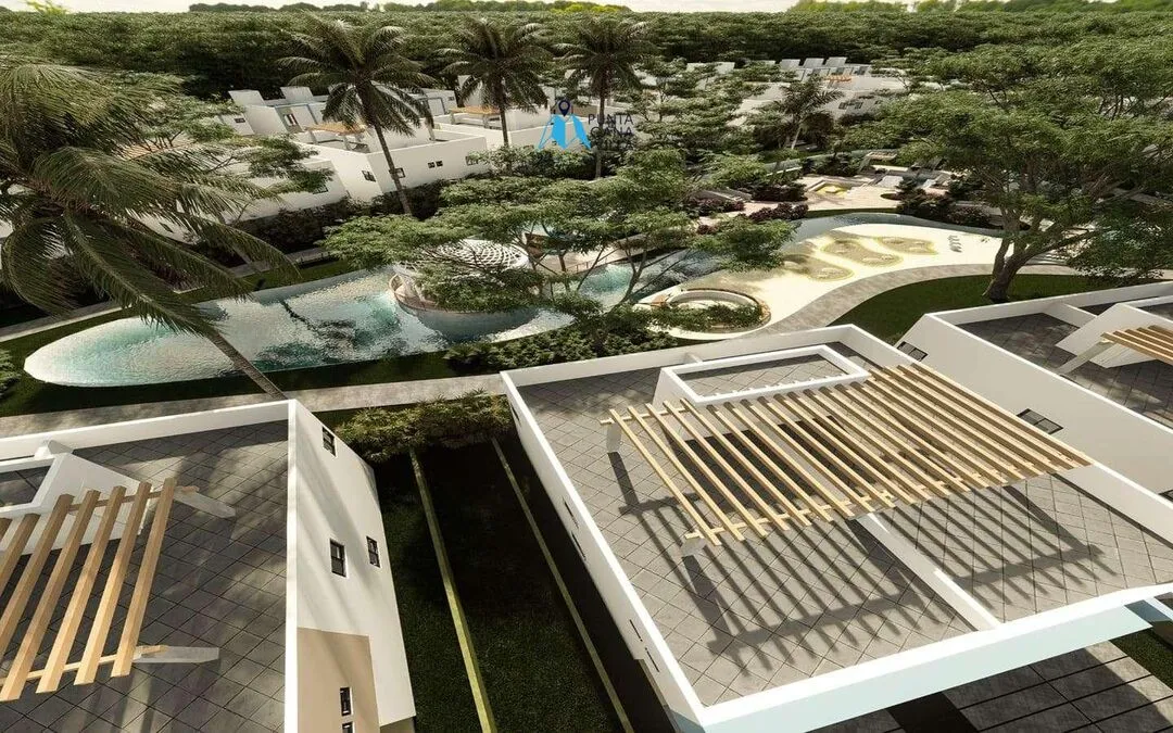 Bavaro, Three Bedroom Townhouse For Sale In Punta Cana, Lake Life Punta Cana ()