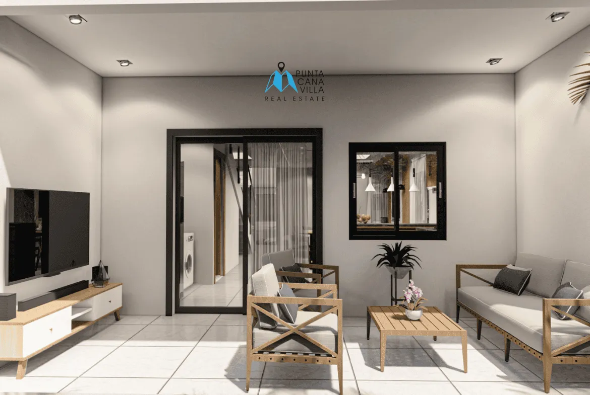 Bavaro, Two Bedroom Townhouse For Sale In Punta Cana, Lake Life Punta Cana ()