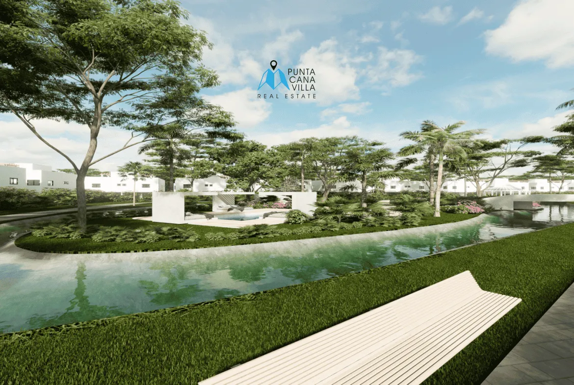 Bavaro, Two Bedroom Townhouse For Sale In Punta Cana, Lake Life Punta Cana ()