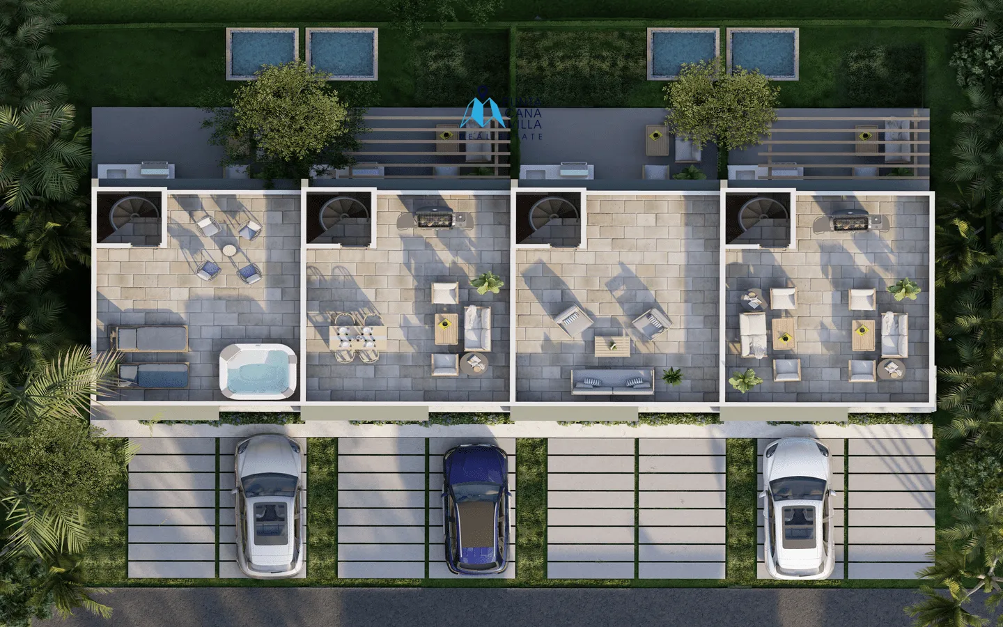 Bavaro, Two Bedroom Townhouse For Sale In Punta Cana, Lake Life Punta Cana ()