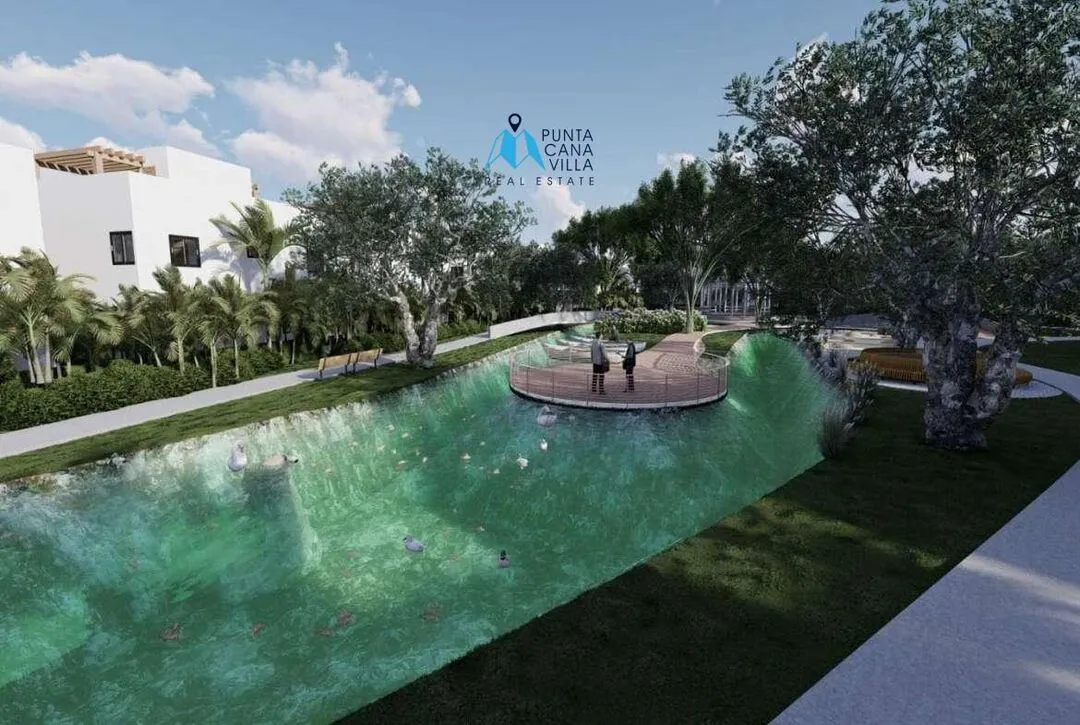 Bavaro, Two Bedroom Townhouse For Sale In Punta Cana, Lake Life Punta Cana ()