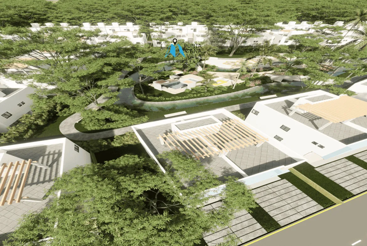 Bavaro, Two Bedroom Townhouse For Sale In Punta Cana, Lake Life Punta Cana ()