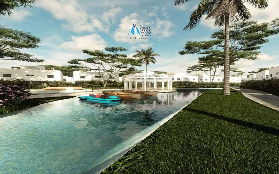 Bavaro, Two Bedroom Townhouse For Sale In Punta Cana, Lake Life Punta Cana ()