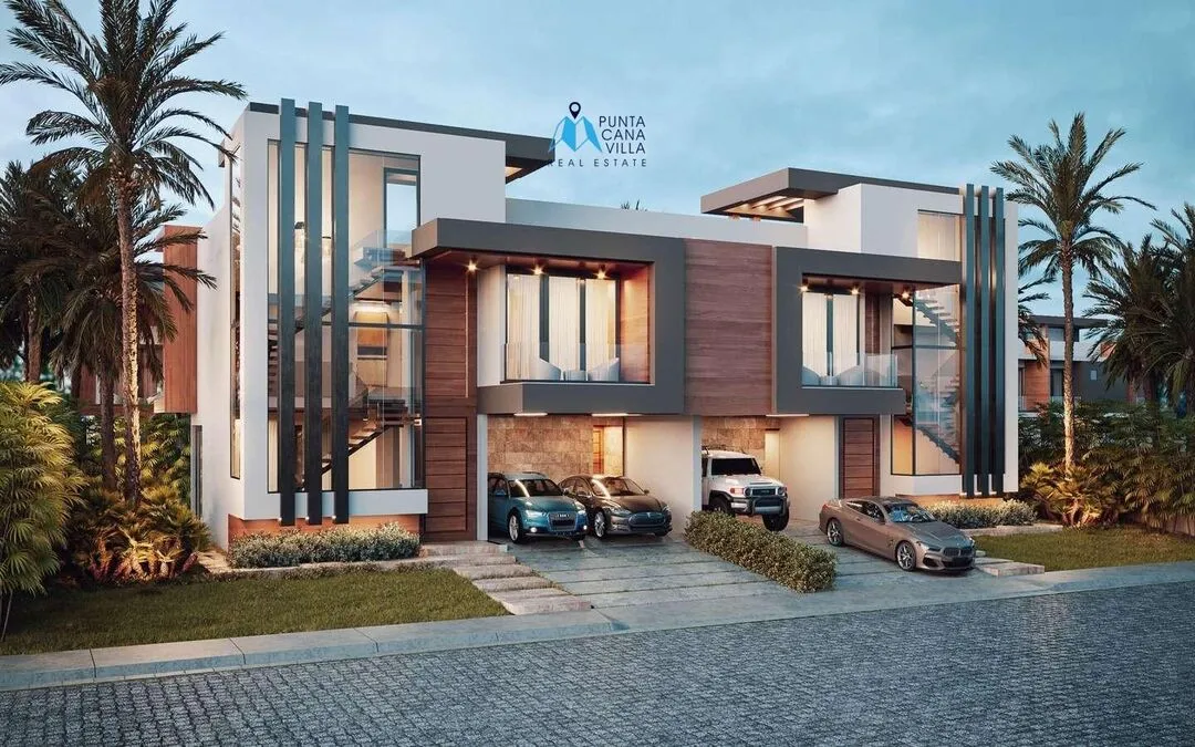 Downtown Punta Cana, Three-Bedroom Duplex Villas For Sale In Punta Cana