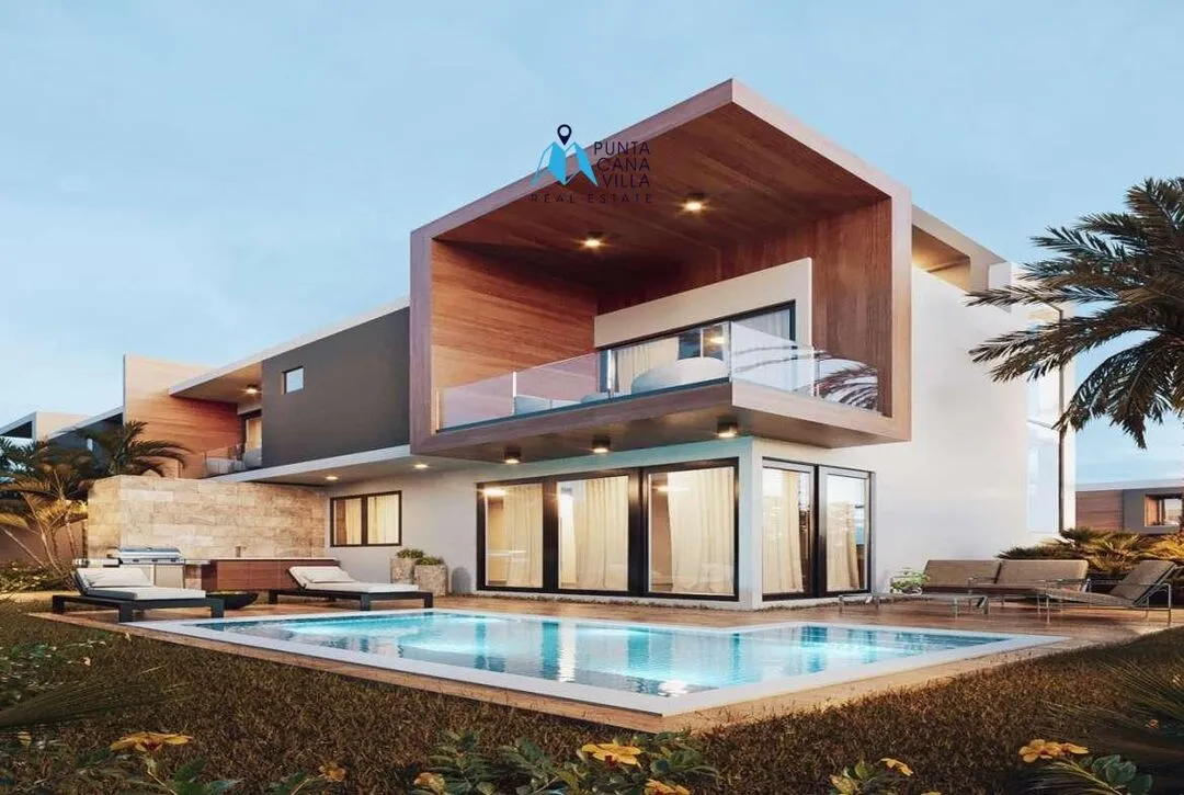 Downtown Punta Cana, Three Bedroom Duplex Villas For Sale In Punta Cana, The Garden ()