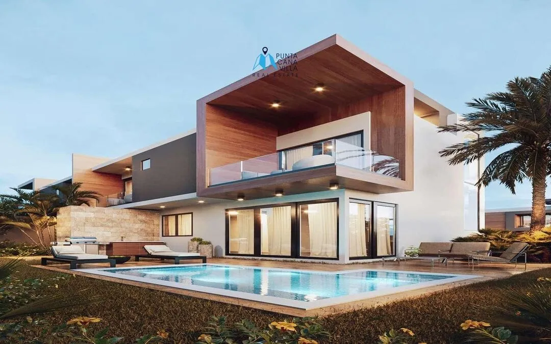 Downtown Punta Cana, Three Bedroom Duplex Villas For Sale In Punta Cana, The Garden ()