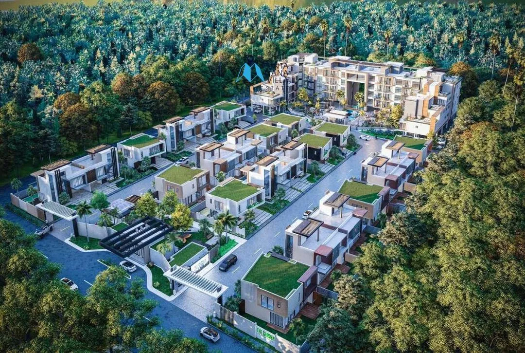Downtown Punta Cana, Three Bedroom Duplex Villas For Sale In Punta Cana, The Garden ()