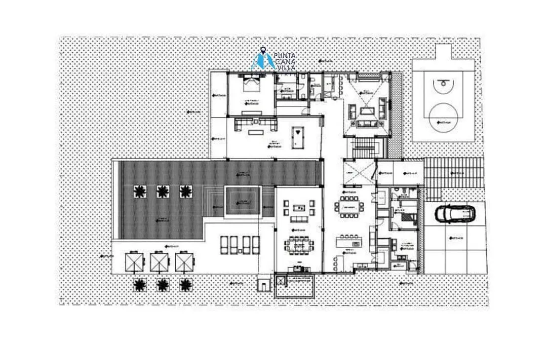 Las Palmas , Six Bedroom Villa For Sale in Cap cana, Punta Cana ()
