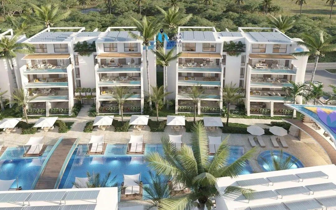 Vibes Waterfall Vista Cana, One-Bedroom Condo For Sale In Bavaro, Punta Cana
