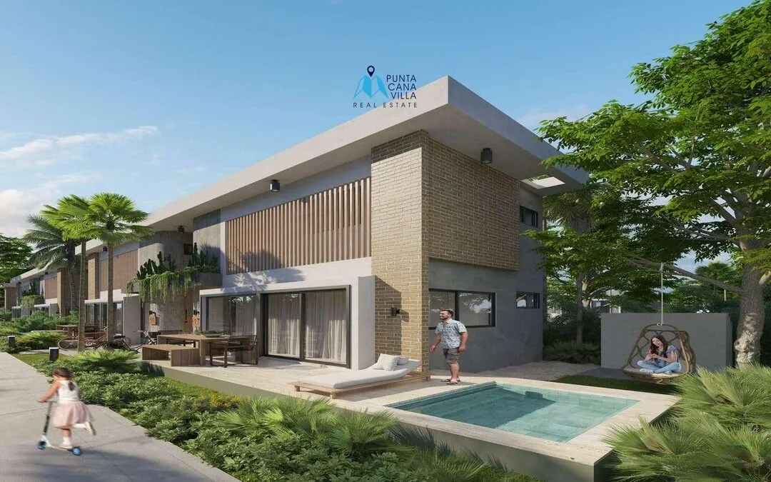 Vista Cana, two bedroom townhouse for sale in Bavaro, Punta Cana, Parque de las Canas () Vista Cana, two bedroom townhouse for sale in Bavaro, Punta Cana, Parque de las Canas ()