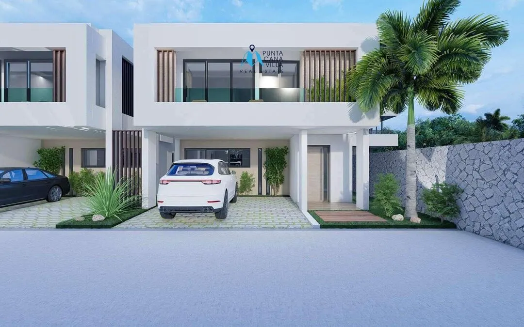 For sale in Bavaro, three-bedroom villa in Punta Cana